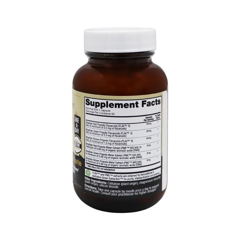 NaturaNectar Bee Propolis Ultimate Vegetable Capsules, Pack of 60's