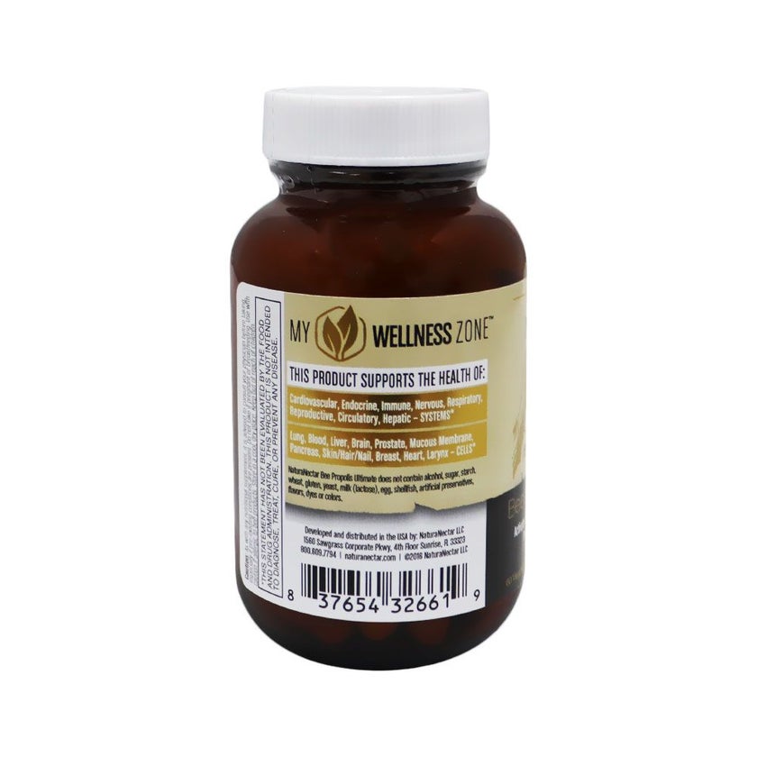 NaturaNectar Bee Propolis Ultimate Vegetable Capsules, Pack of 60's
