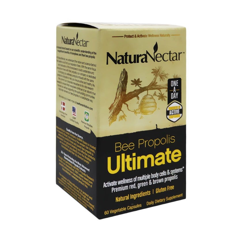 NaturaNectar Bee Propolis Ultimate Vegetable Capsules, Pack of 60's