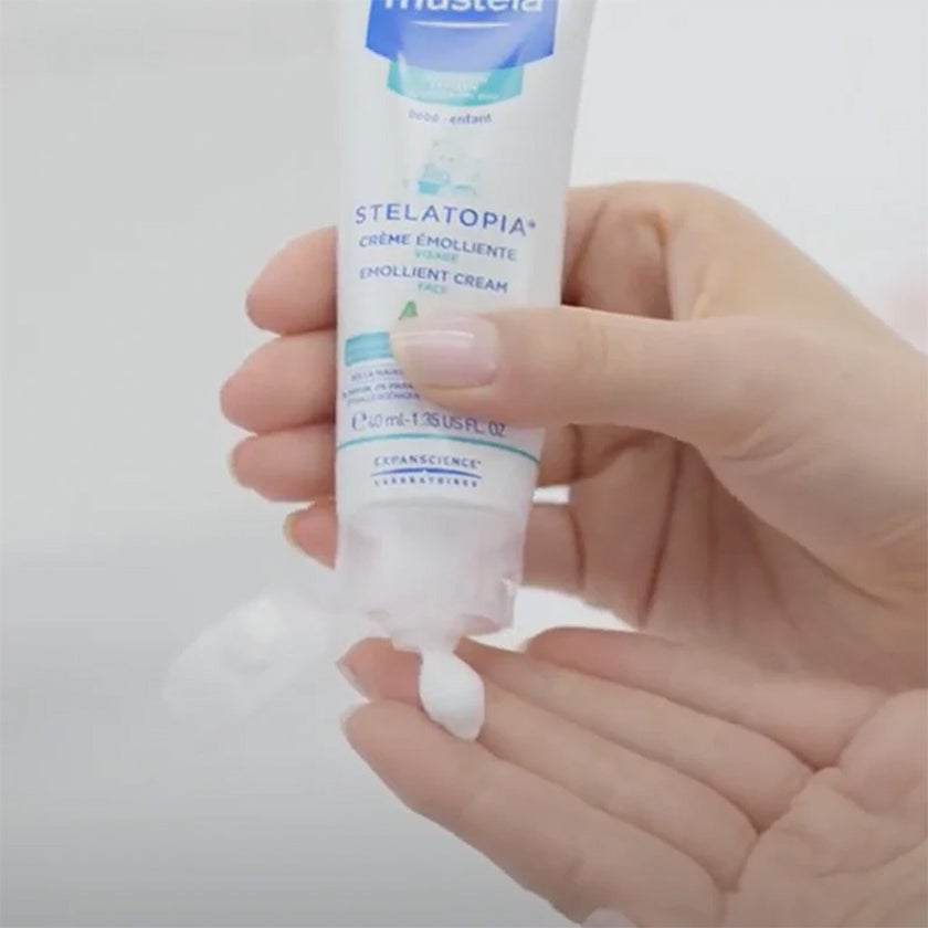 Mustela Baby Stelatopia Emollient Face Cream For Atopic Prone Skin