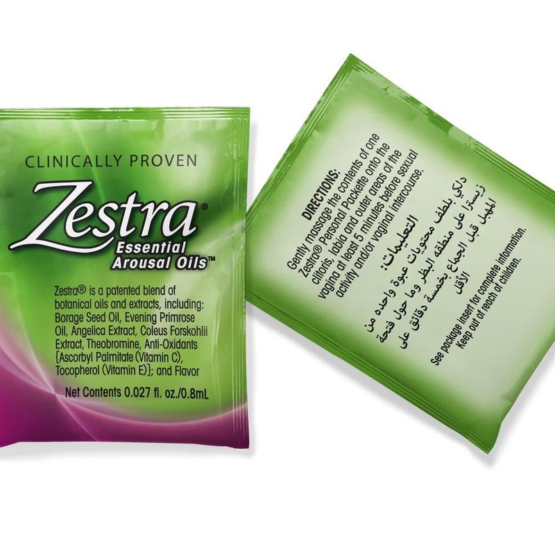 Zestra Essential Arousal Oils 0.8 mL Sachets 3's