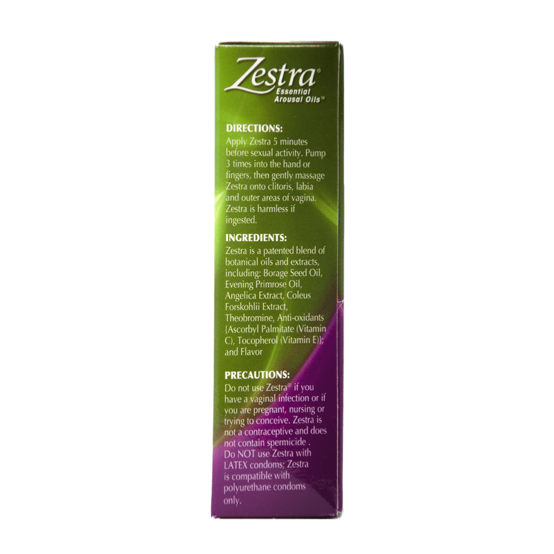Zestra Essential Arousal Oils 0.8 mL Sachets 3's