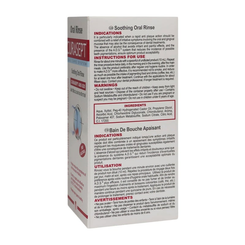 Curasept ADS Soothing Oral Rinse 200 mL