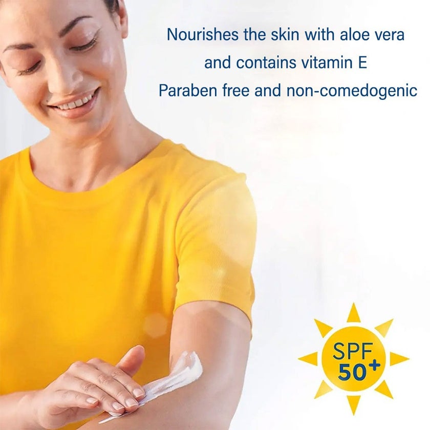 Cetaphil Sun Liposomal Lotion SPF 50+ Moisturizing Sunscreen For Face & Body With Sensitive Skin, Unscented, 50ml