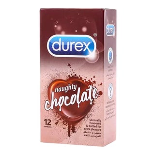 Durex Dotted Naughty Chocolate Condoms 12's