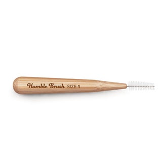 The Humble Co. Interdental Bamboo Brush Size 1-0.45 mm Orange 6's ID89001