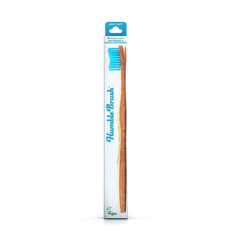 The Humble  Co Humble Brush Adult Blue Soft Toothbrush 89002S