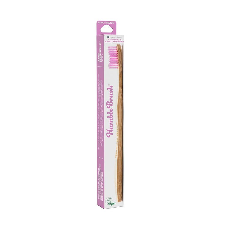 The Humble Co. Humble Brush Adult Purple Medium Toothbrush 89004M