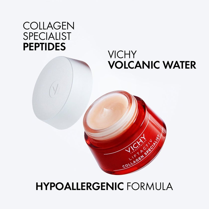Vichy Liftactiv Collagen Specialist Anti Aging, Anti-Wrinkle Face Moisturizing Day Cream 50ml