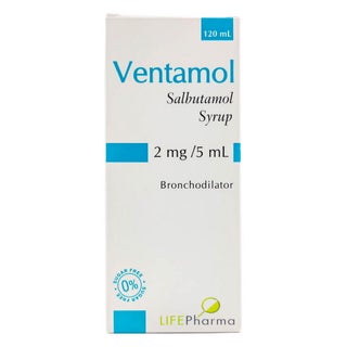 Ventamol 2mg/5ml Syrup 120ml