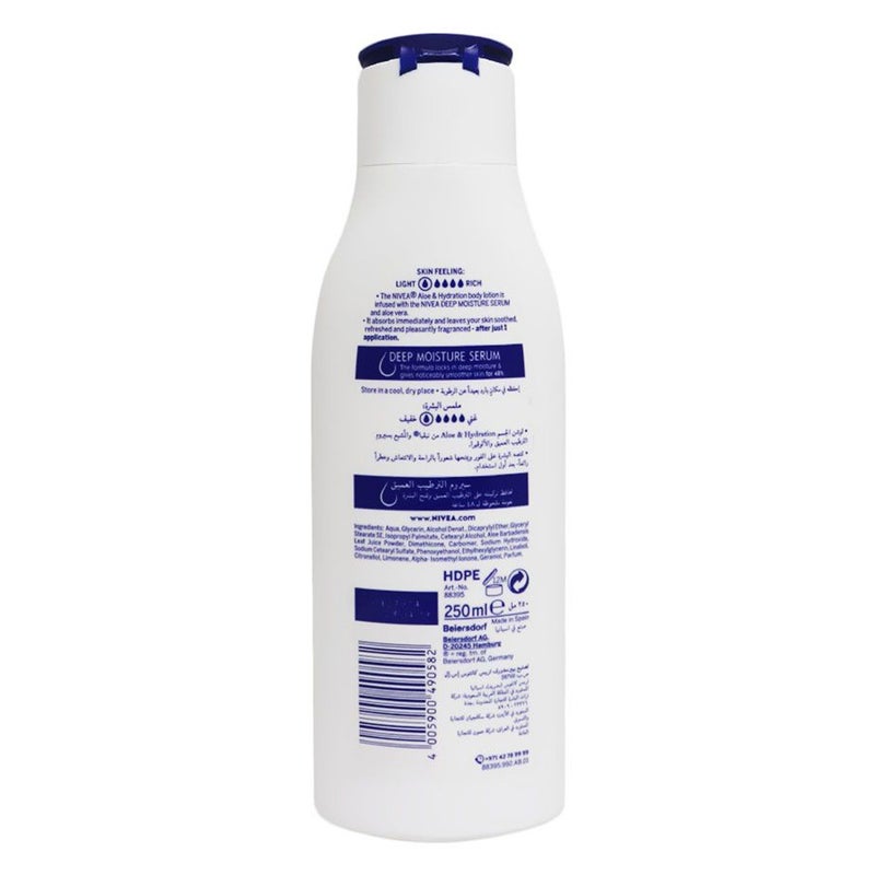 Nivea Aloe and Hydration 48 Hour Body Lotion 250 mL