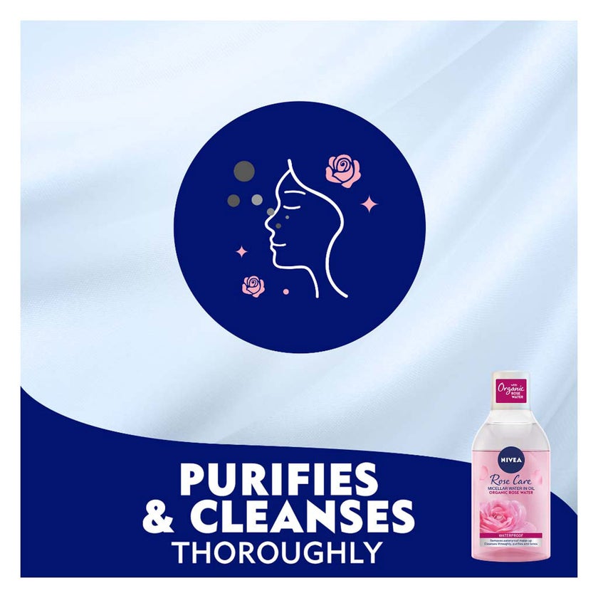 Nivea Rose Care Micellar Water In Oil Makeup Remover 400ml