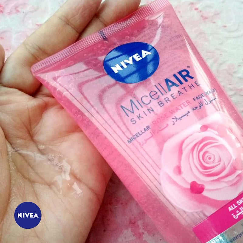 Nivea MicellAIR Skin Breathe Micellar Rose Water Facial Wash 150 mL
