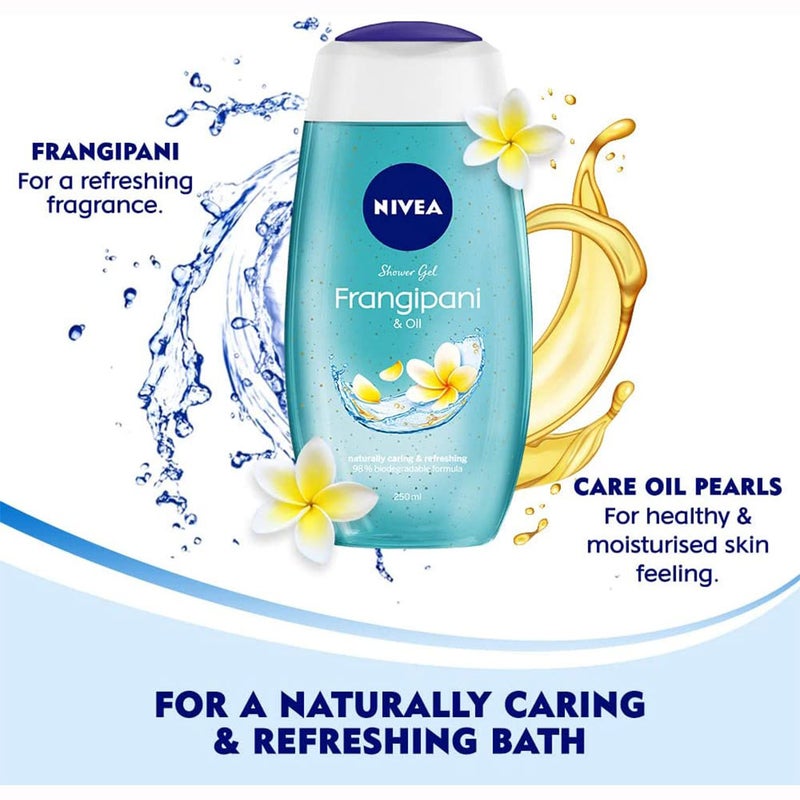 Nivea Frangipani and Oil Shower Gel 250 mL