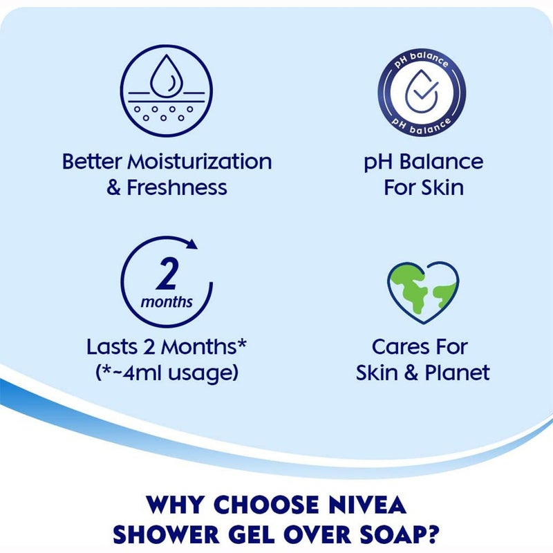 Nivea Frangipani and Oil Shower Gel 250 mL