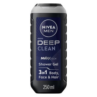 Nivea Men Deep Clean Maxx Tech 3 in 1 Face, Body & Hair Shower Gel 250ml