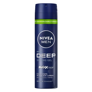 Nivea Men Deep Antibacterial Black Carbon Shaving Gel 200ml