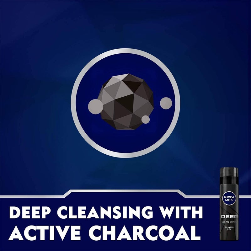 Nivea Men Deep Clean Shaving Gel 200 mL
