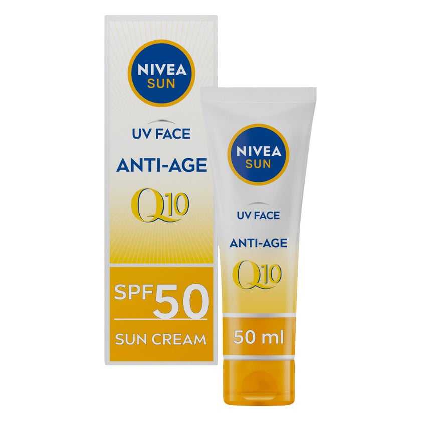 Nivea Sun UV Face Anti-age Q10 SPF50 Cream 50ml