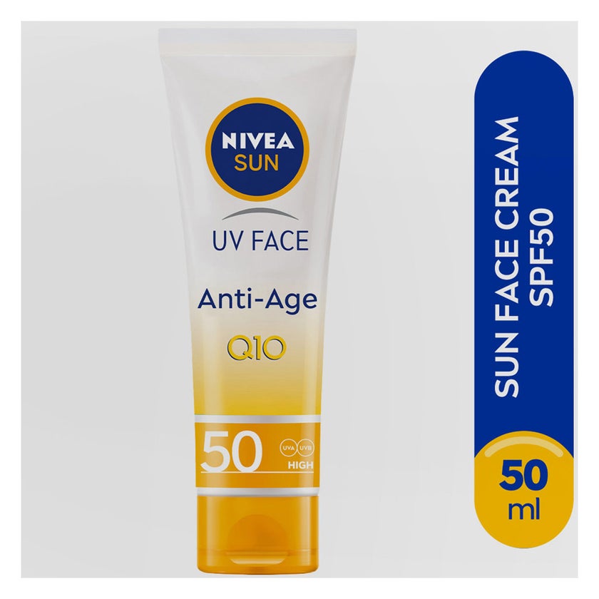Nivea Sun UV Face Anti-age Q10 SPF50 Cream 50ml