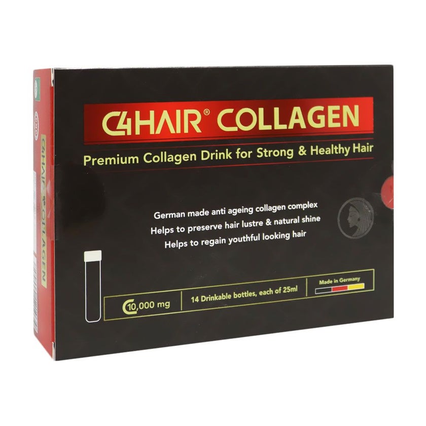 C4 Hair Collagen 25ml, Pack of 14's