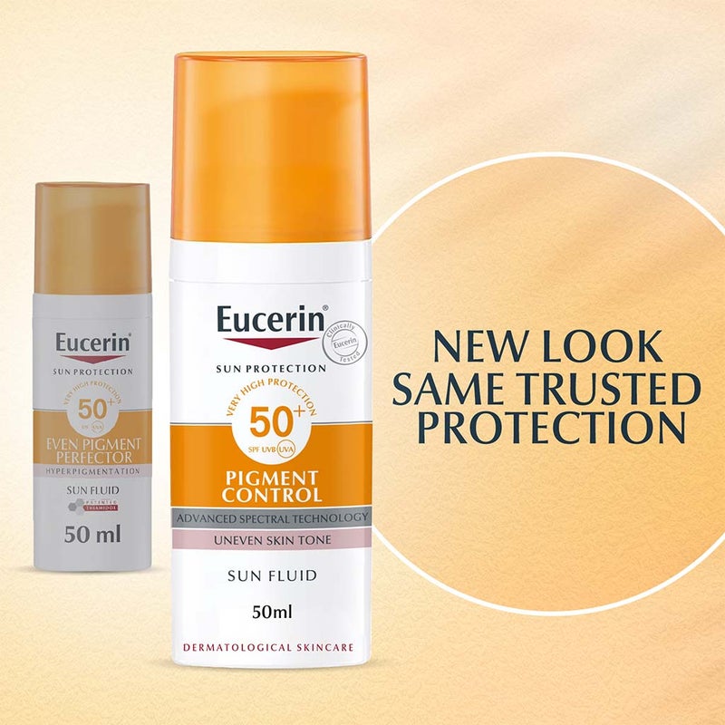 Eucerin Sun Pigment Control Sunscreen SPF50+ Sun Fluid For Uneven Skin Tone 50ml
