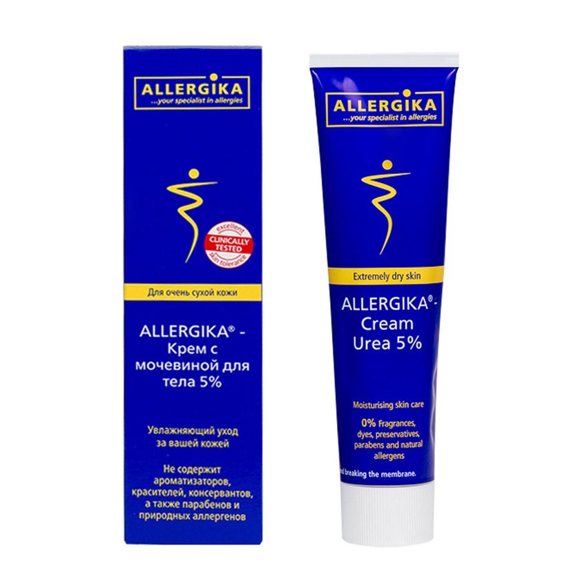 Allergika® 5% Urea Body Moisturising Cream For Extremely Dry Skin 100ml