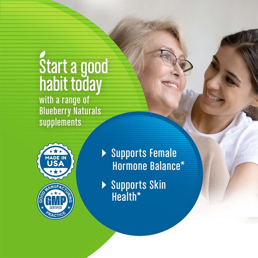 Blueberry Naturals Evening Primrose Oil 1300mg Softgels, Pack of 60's