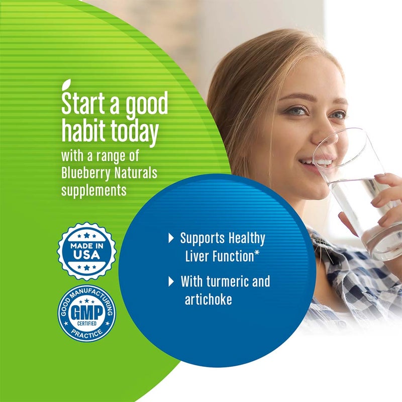 Blueberry Naturals Milk Thistle Extract Plus 175 mg Capsules 60's