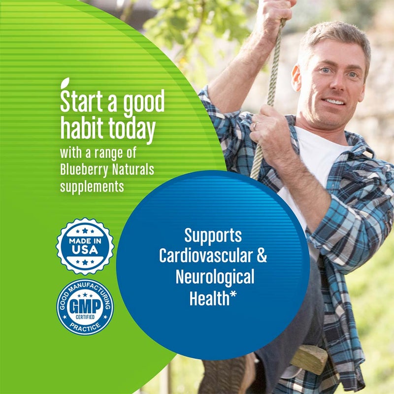 Blueberry Naturals Ubiquinol 100mg Softgels For Heart Health, Pack of 30's