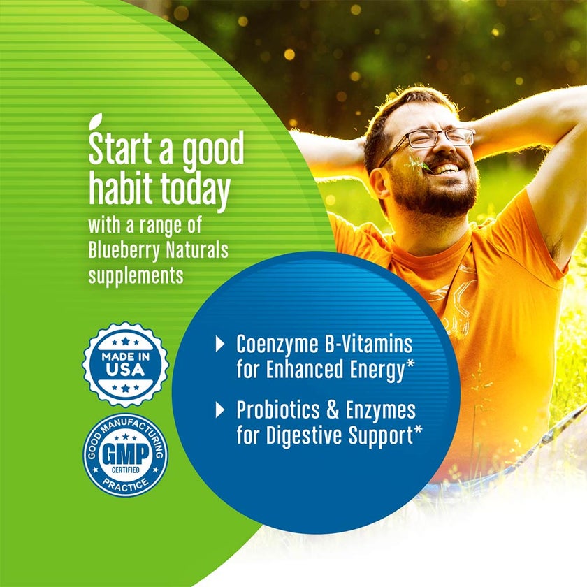 Blueberry Naturals One Daily Men's Multivitamins & Minerals Tablets, Pack of 30's