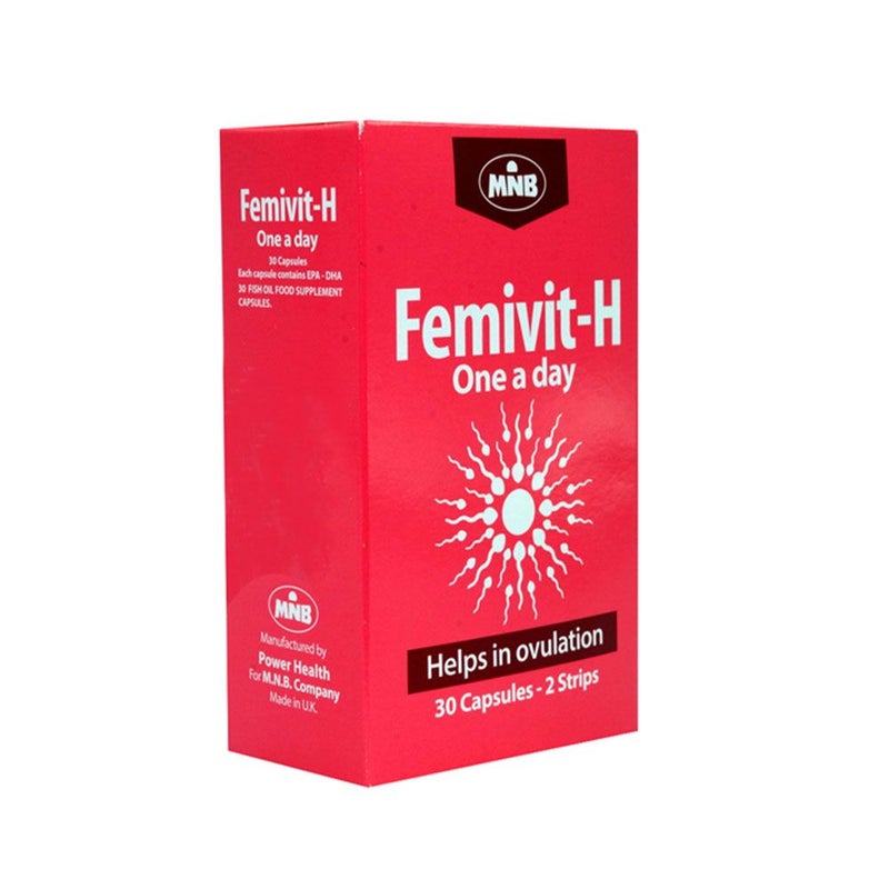 Femivit-H One A Day Fish Oil Women's Supplement Capsules, Pack of 30's
