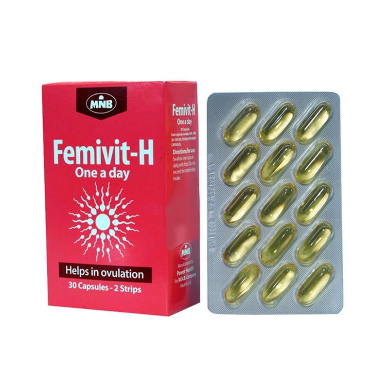 Femivit-H One A Day Fish Oil Women's Supplement Capsules, Pack of 30's