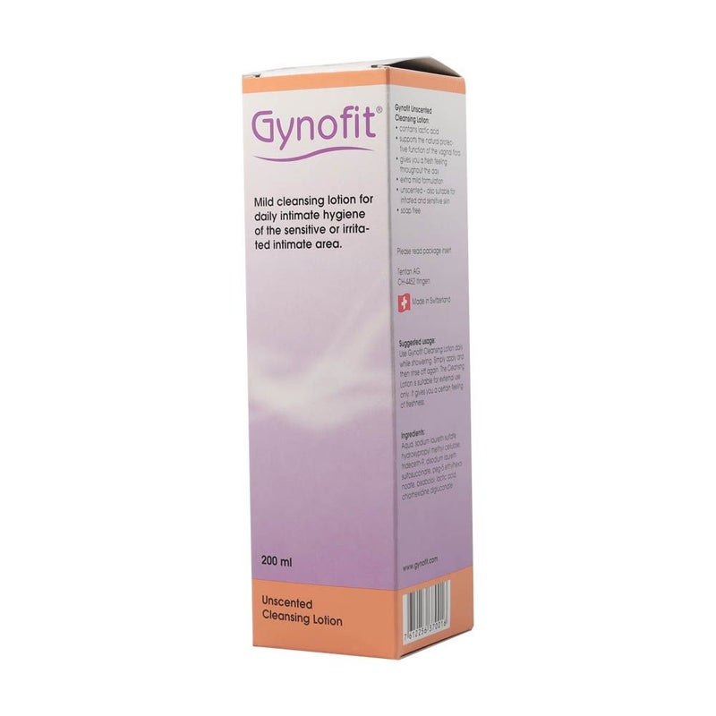 Gynofit Unscented Cleansing Lotion 200 mL