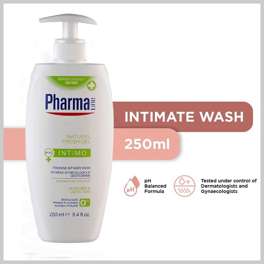 PharmaLine Natural Fresh Feminine Intimate Wash 250ml