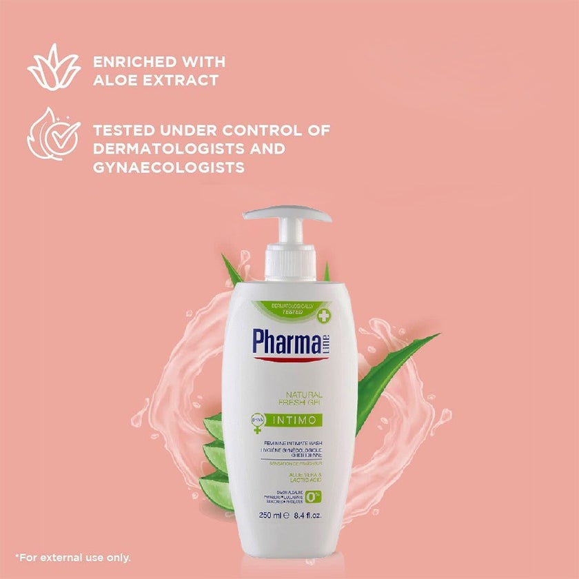 PharmaLine Natural Fresh Feminine Intimate Wash 250ml