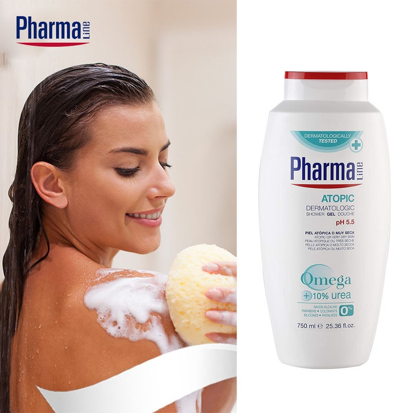 PharmaLine Atopic Dermatologic Shower Gel 750ml