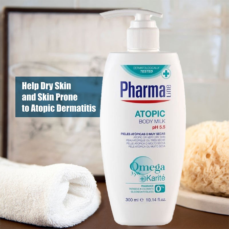 PharmaLine Atopic Body Milk 300 mL