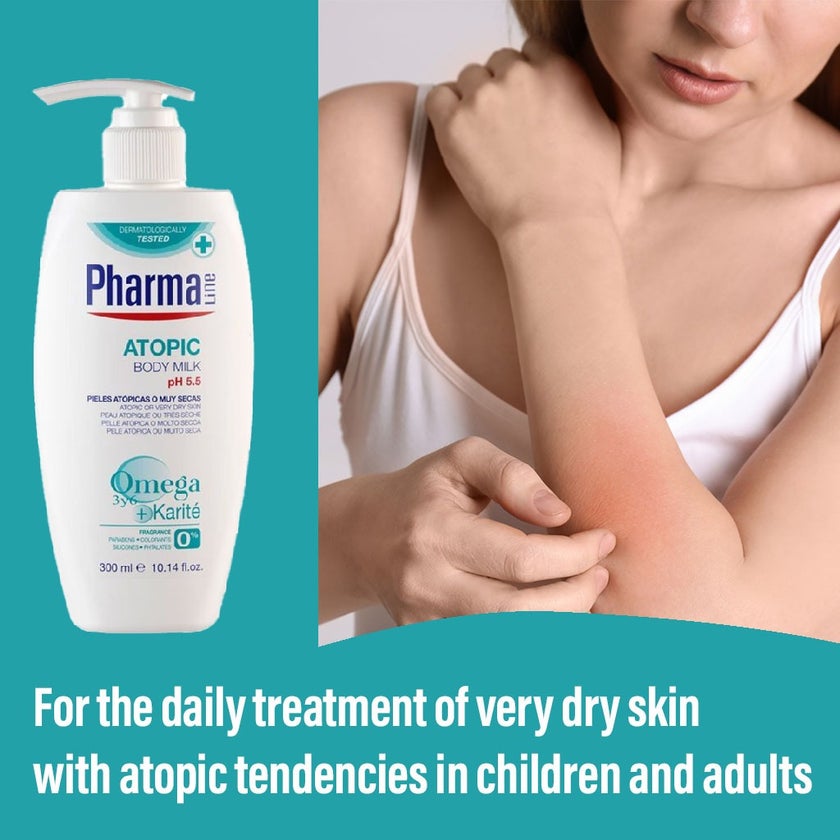 PharmaLine Atopic Body Milk 300ml