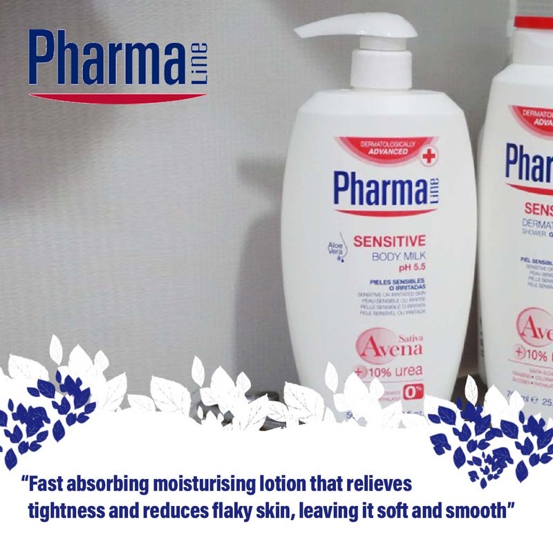 PharmaLine Sensitive Body Milk 500 mL