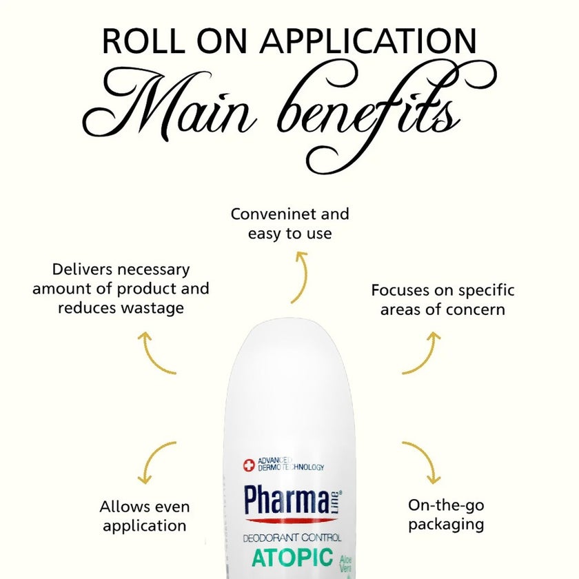 PharmaLine Atopic Deodorant Roll-On 50ml