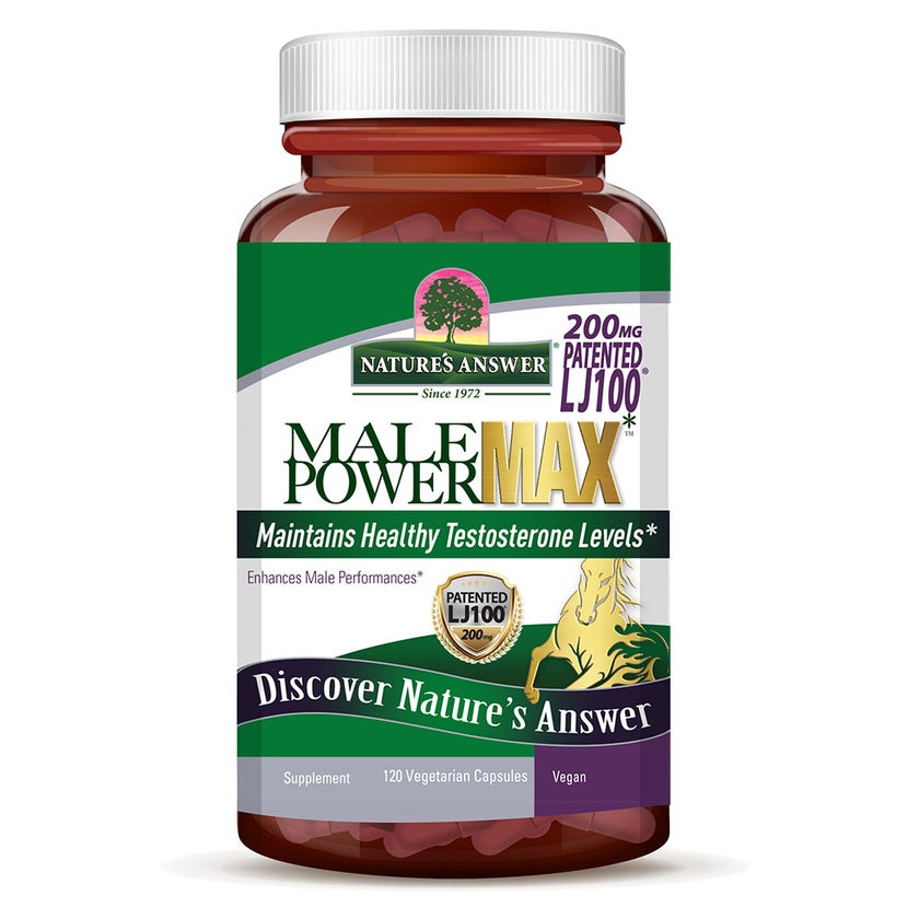 Nature's Answer Power Max Vegetarian Capsules For Stamina, Pack of 120's