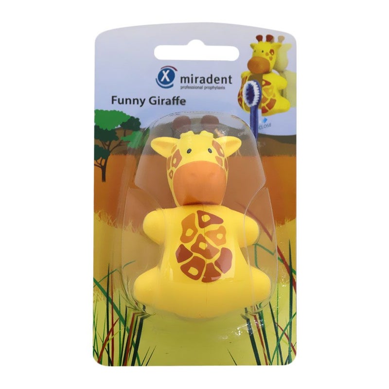 Miradent Funny Giraffe Toothbrush Holder 630220