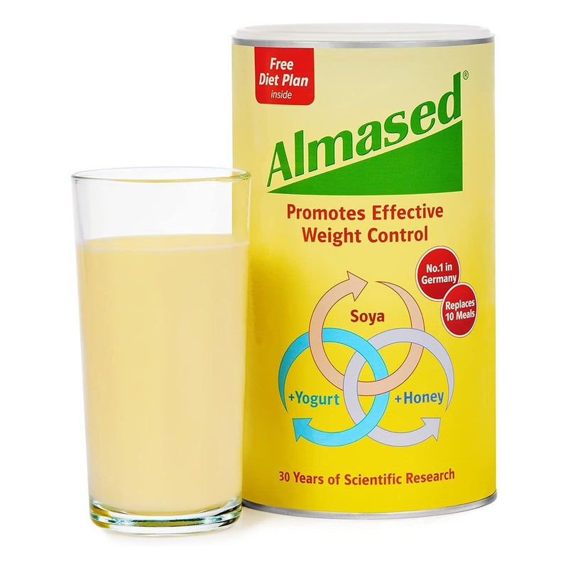 Almased Soya, Yogurt and Honey Meal Replacement for Weight Loss 500 g
