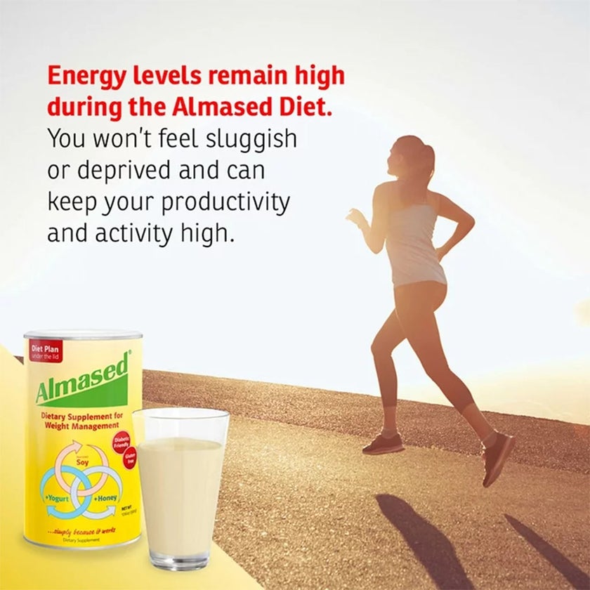 Almased Soya, Yogurt and Honey Meal Replacement for Weight Loss 500g