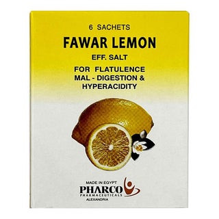 Fawar Lemon Effervescent Salt Sachet 6's