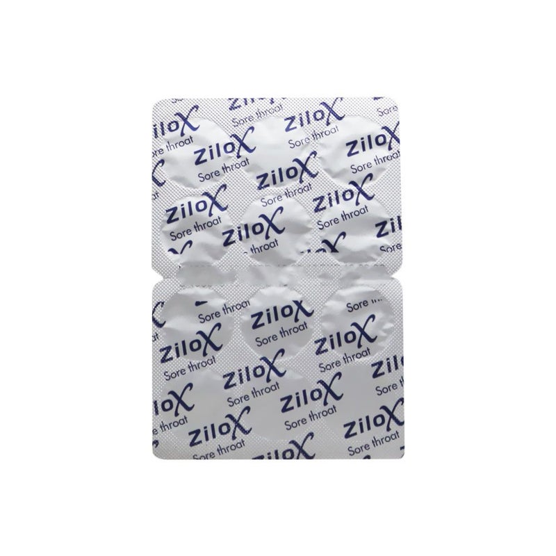 Zilox Sore Throat Lozenges 24's