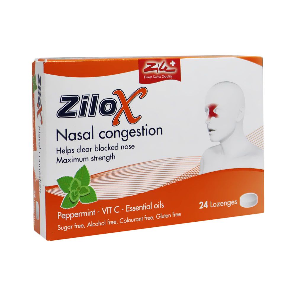 Zilox Sore Throat Lozenges 24's - myAster