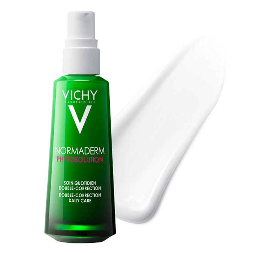 Vichy Normaderm Phytosolution Double Correction Daily Care Moisturiser For Oily & Acne Prone Skin With Salicylic Acid 50ml