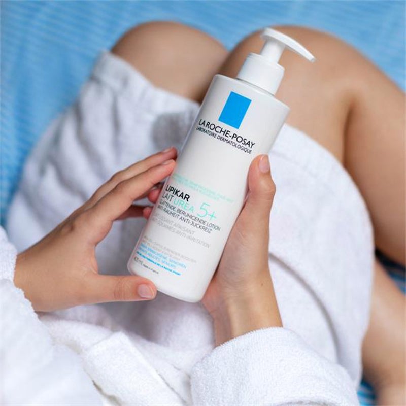 La Roche-Posay Lipikar Lait 5% Urea Body Lotion For Dry & Rough Skin 400ml